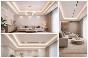 كيفية اختيار الإضاءة المناسبة للأسقف الجبس بورد الحديثة